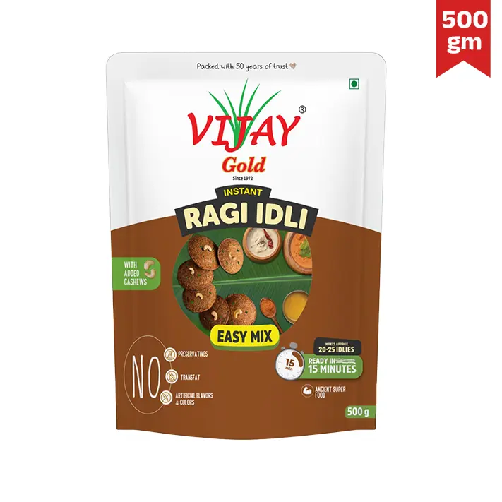 Vijay Instant Ragi Idli Easy Mix(500Gm*10) - 5 kg