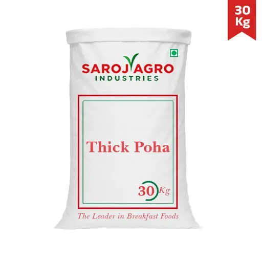 Saroj Agro Thick Poha - 30 Kg