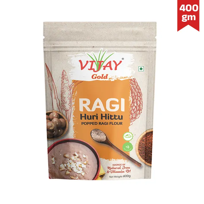 Vijay Ragi Hurihittu/Poppedflour (400G*20)-8Kg