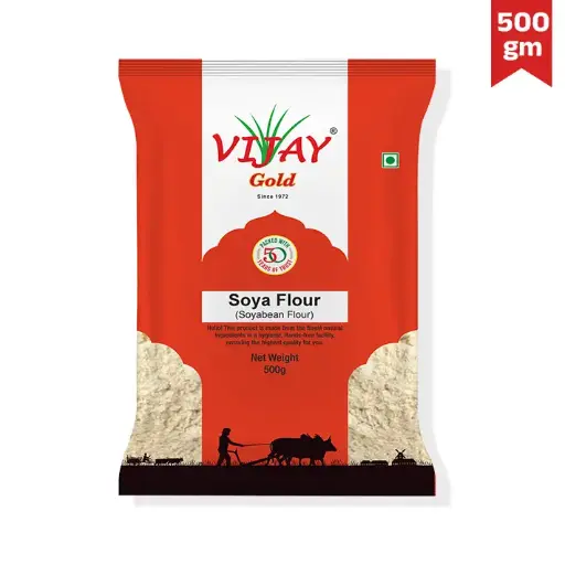 [414A] Vijay Soybean Flour (500Gms*20 pcs)-10Kg