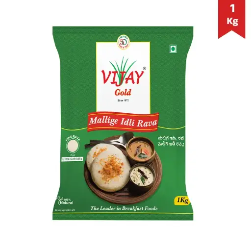 Vijay Gold Mallige Idli Rawa(1kg*20)-20kg